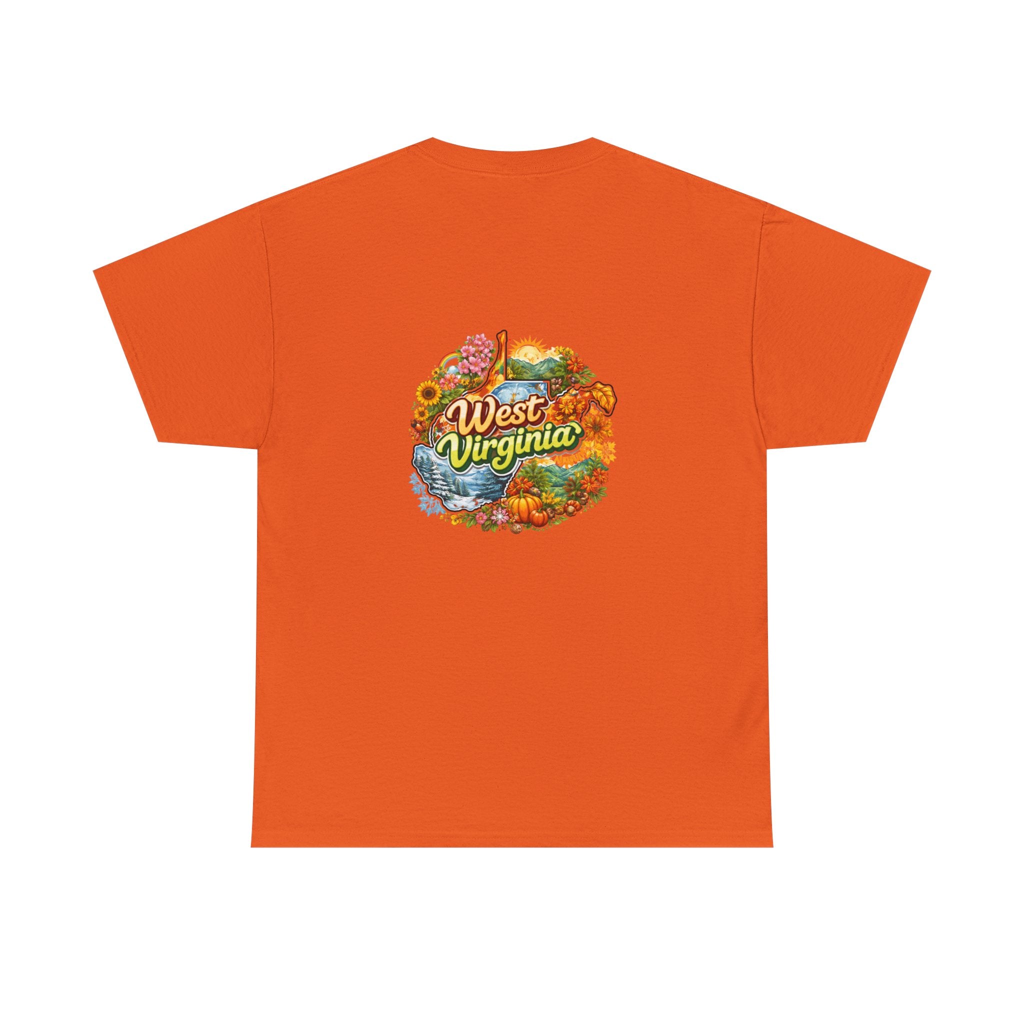 West Virginia Scenic Tee — Retro State Nature Graphic T-Shirt