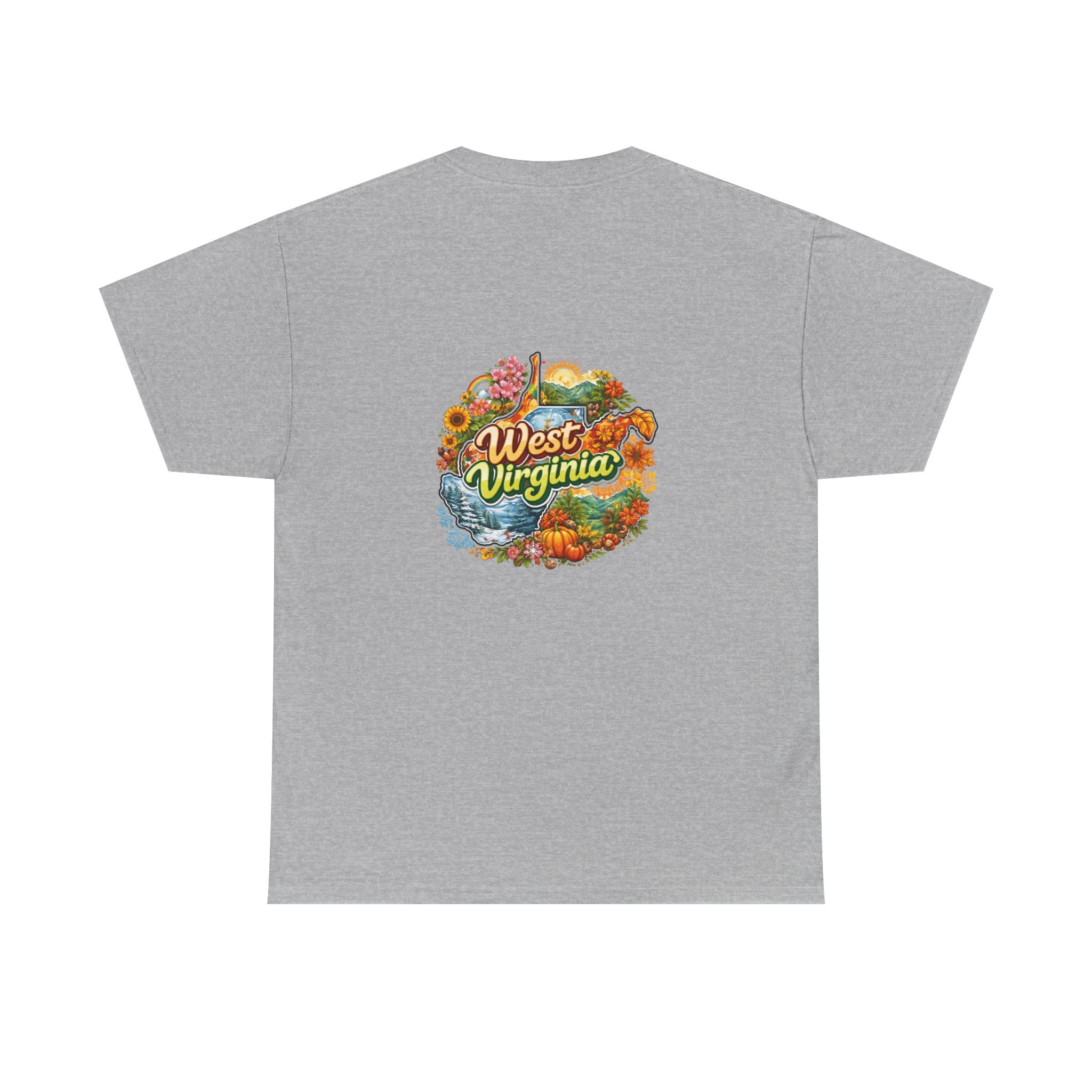 West Virginia Scenic Tee — Retro State Nature Graphic T-Shirt