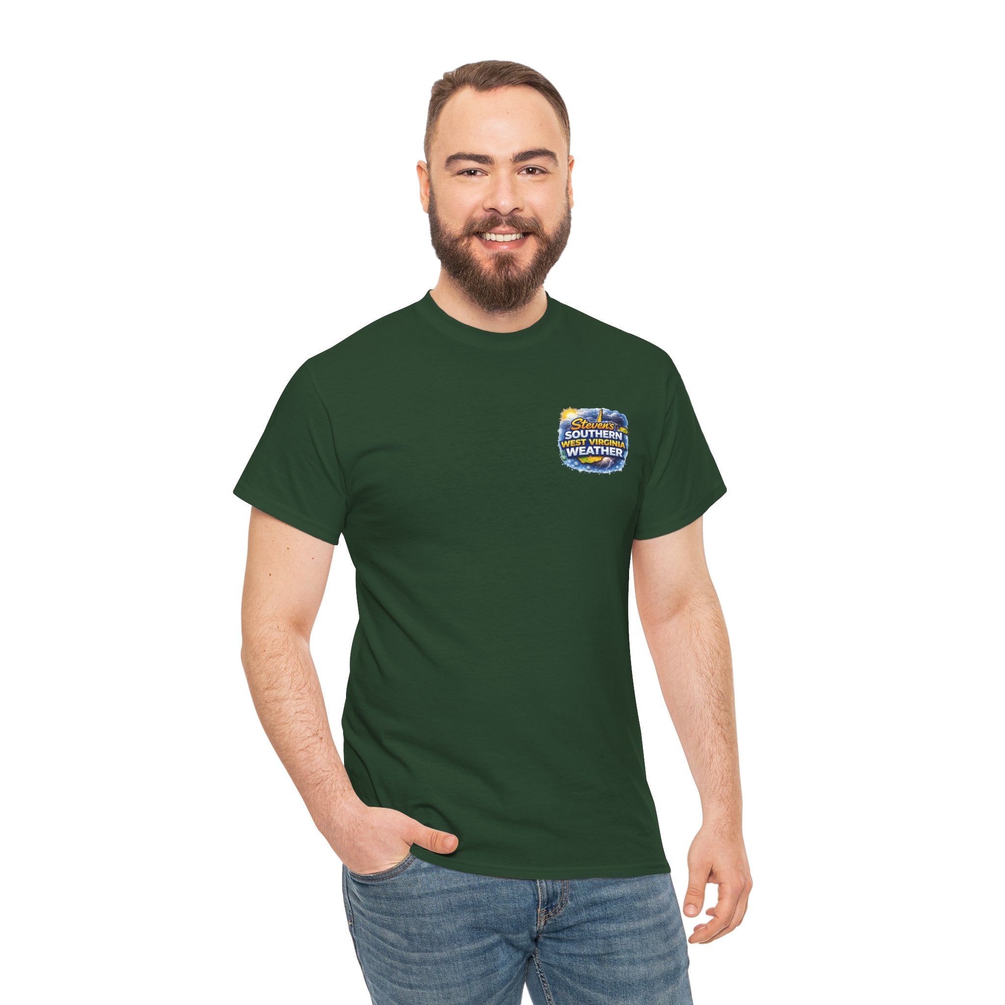 West Virginia Scenic Tee — Retro State Nature Graphic T-Shirt